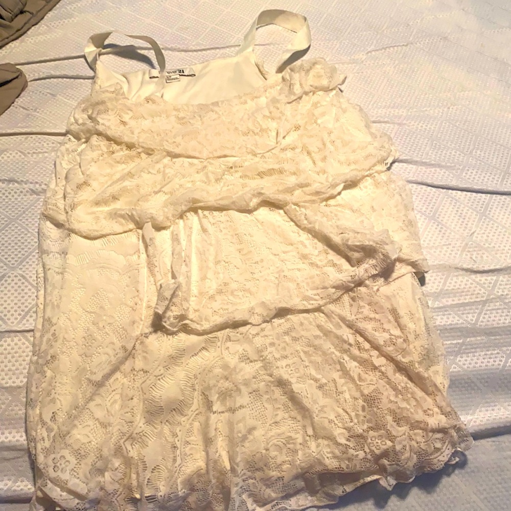 Forever 21 pleated lace dress